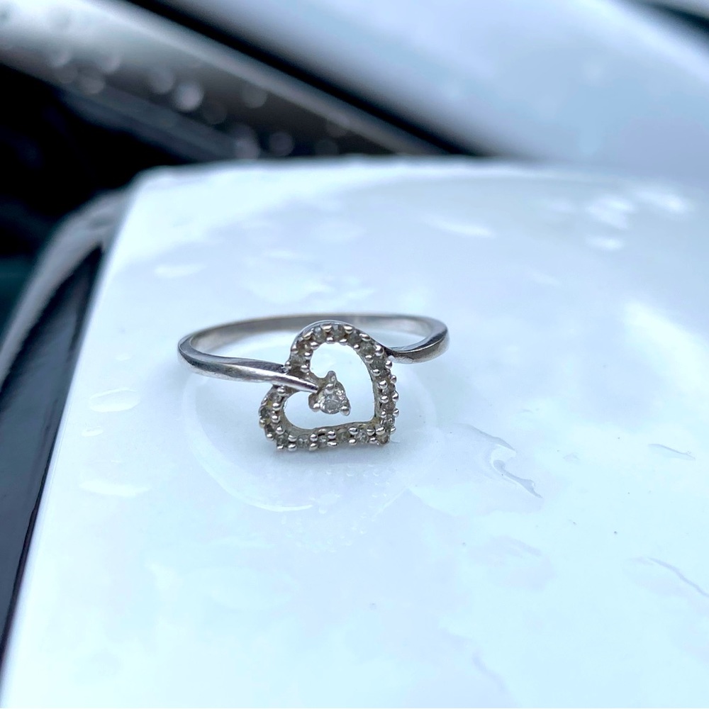 Diamond promise ring